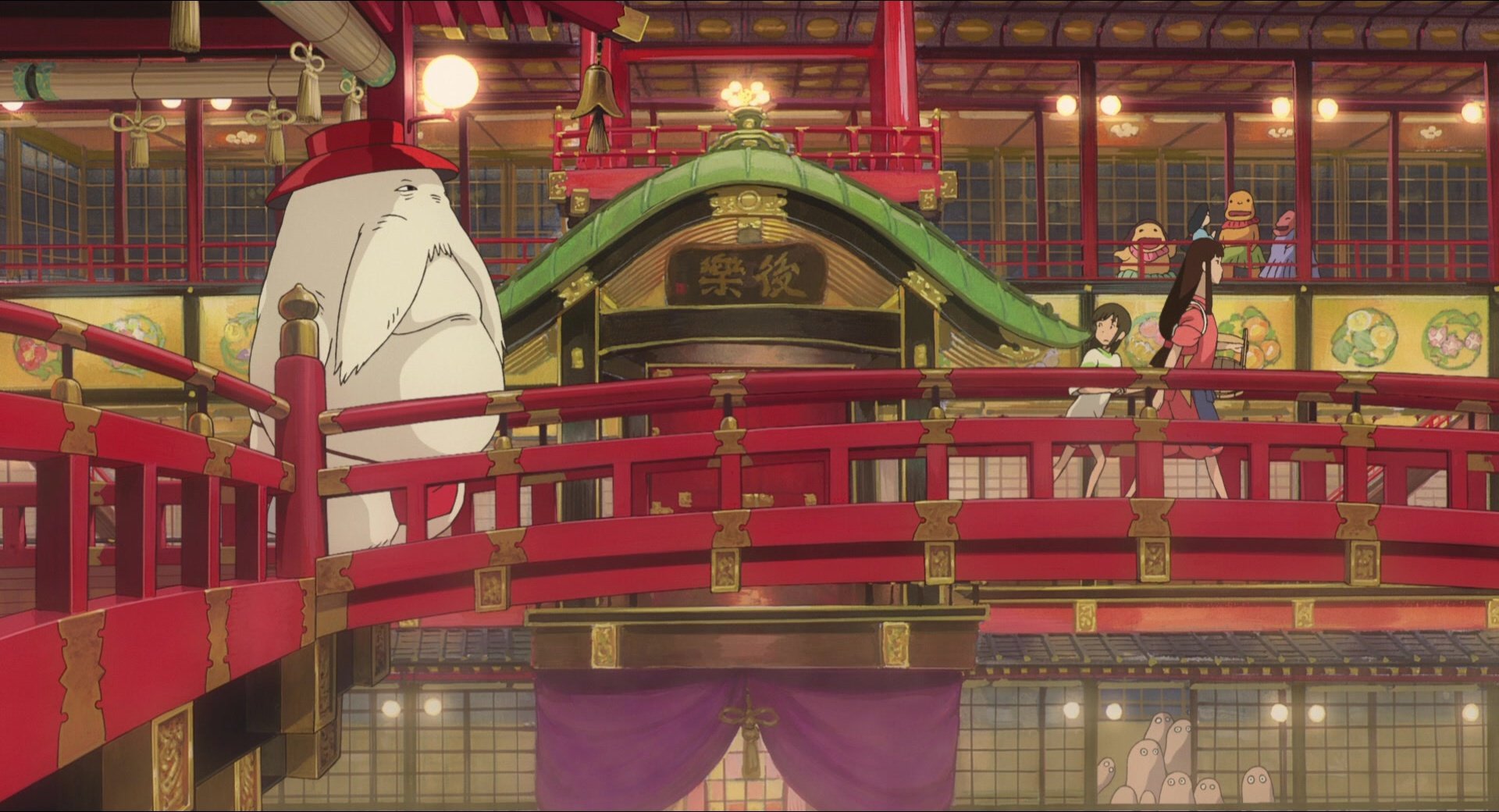 Generación GHIBLI on X: "#EscenariosGhibli Puente en el interior de la casa de baños, en 'El viaje de Chihiro' (Hayao Miyazaki, 2001). https://t.co/h23fmS7AcD" / X