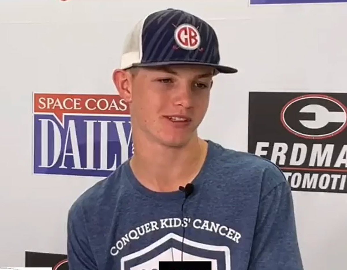 Carson Sisler, a 17-year-old from #CocoaBeach, Florida, has been named the 2023 Breakfast of Champions Boys' Golfer of the Year. Learn more about Sisler in this interview: bit.ly/3NQnMwq
