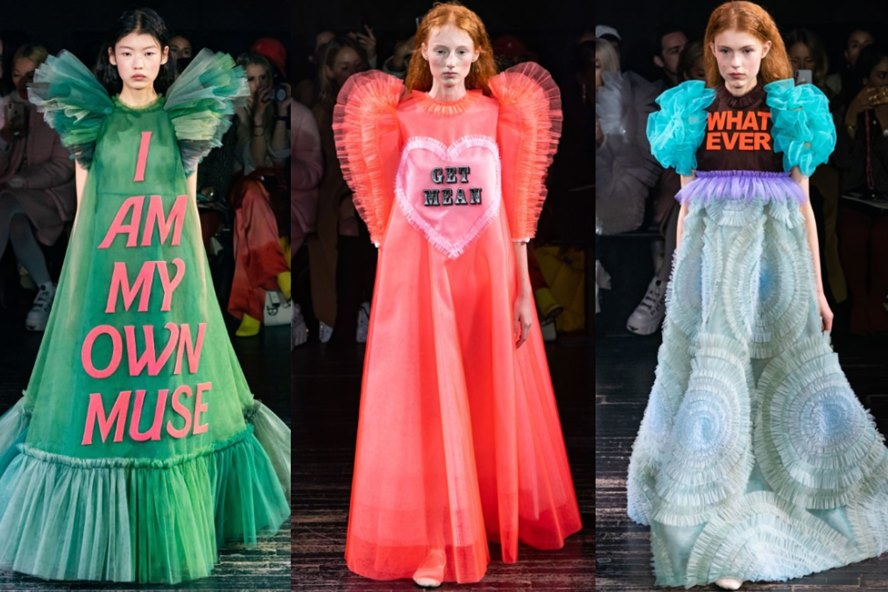 cphuxley's tweet photo. @awinlely I loved it. Add a slogan and it could be Viktor &amp; Rolf, Spring 2019. https://t.co/HbkSgsmYu2