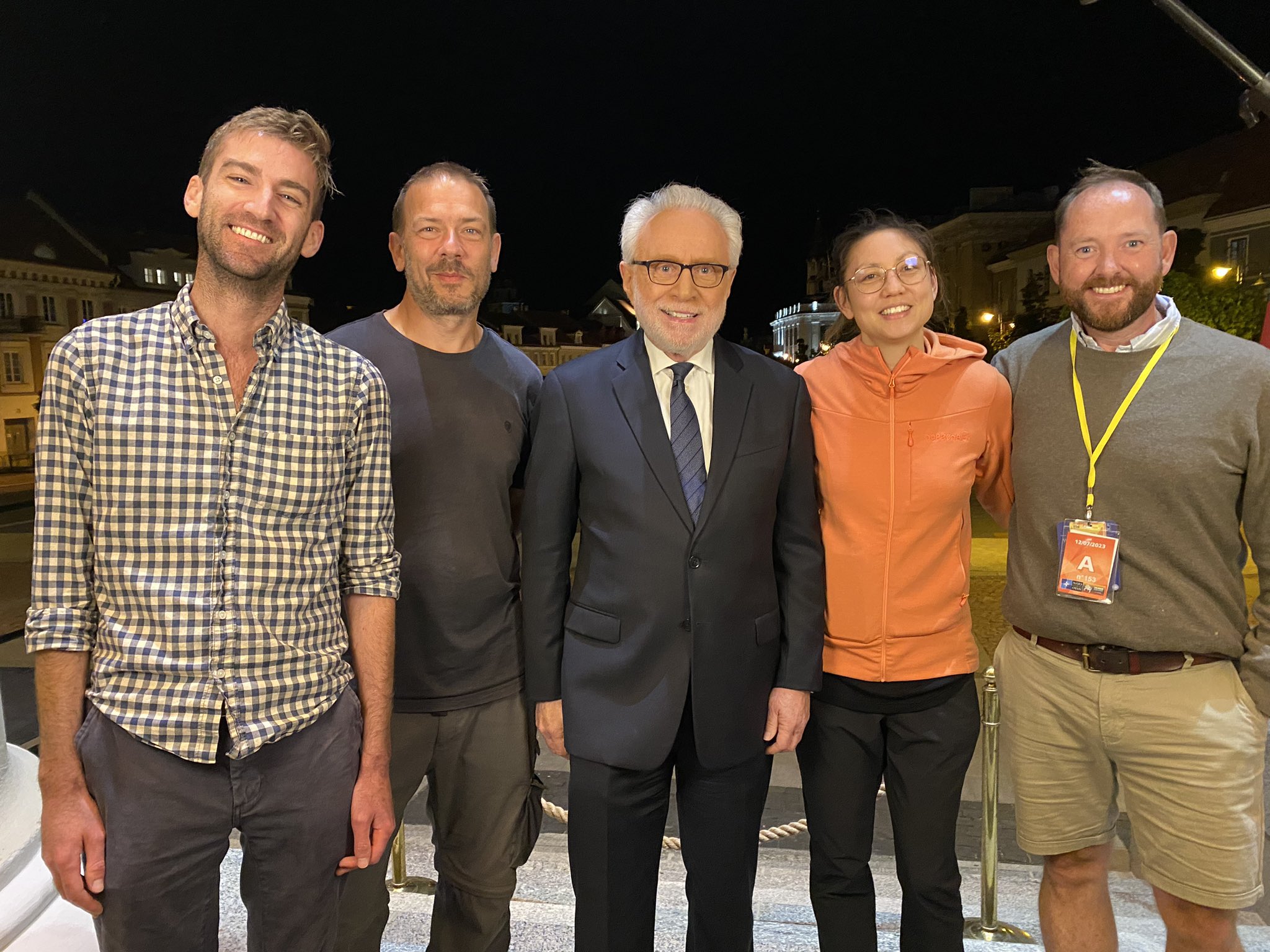 Wolf Blitzer on X: Thanks to my terrific @CNN team that got me on the air  from Vilnius, Lithuania to report on the historic NATO summit. They are the  best and I'm