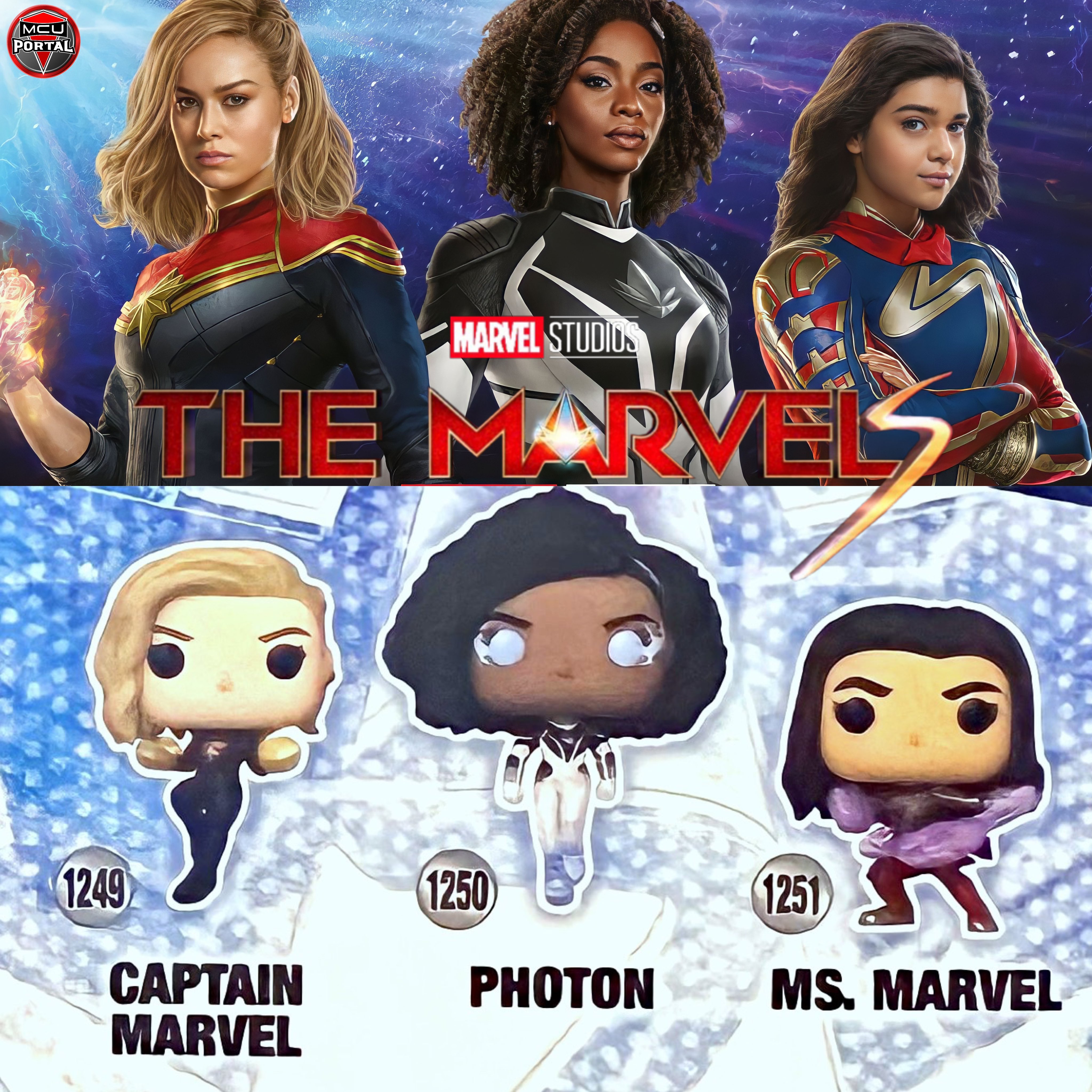 Funko Pop! Moment: The Marvels - Ms. Marvel/ Captain Marvel/photon Figure  Set - 3pk (target Exclusive) : Target