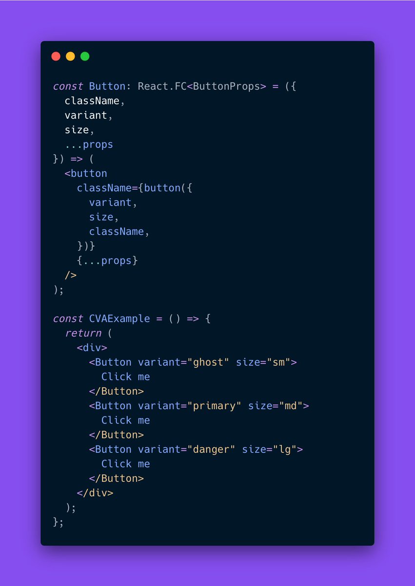 I've been looking for a package to manage the design system for Hover, found "class-variance-authority" the other day 

SO. NICE.

10/10, would recommend (below is an example of a basic button component w Tailwind)