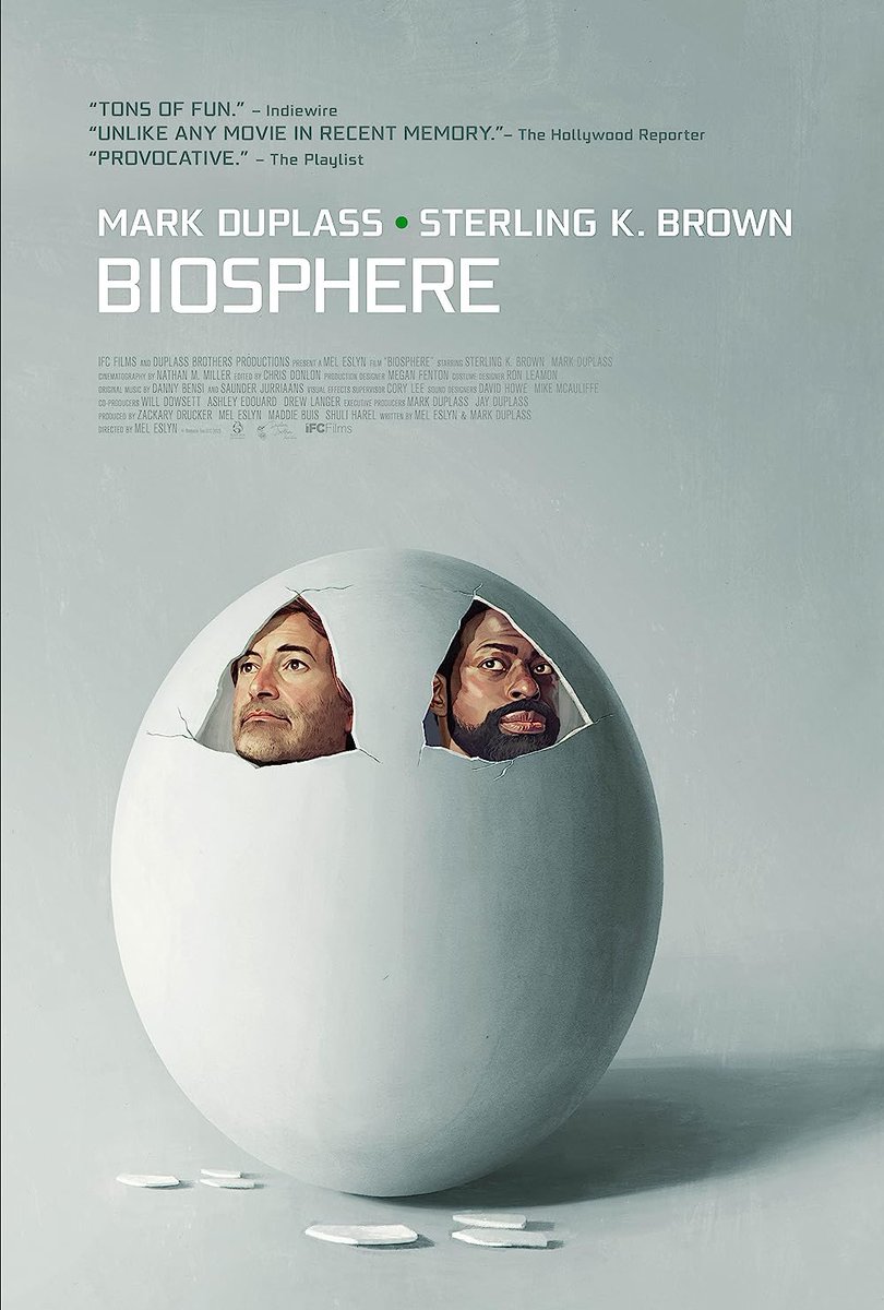 5th1_lol's tweet photo. Quick review of #Biosphere 
Funny, emotional and delightfully weird
Both actors are so good here
Also shocking in ways that might piss off some people 
I give it a 8.5 out of 10 https://t.co/WvMT0xpBl8