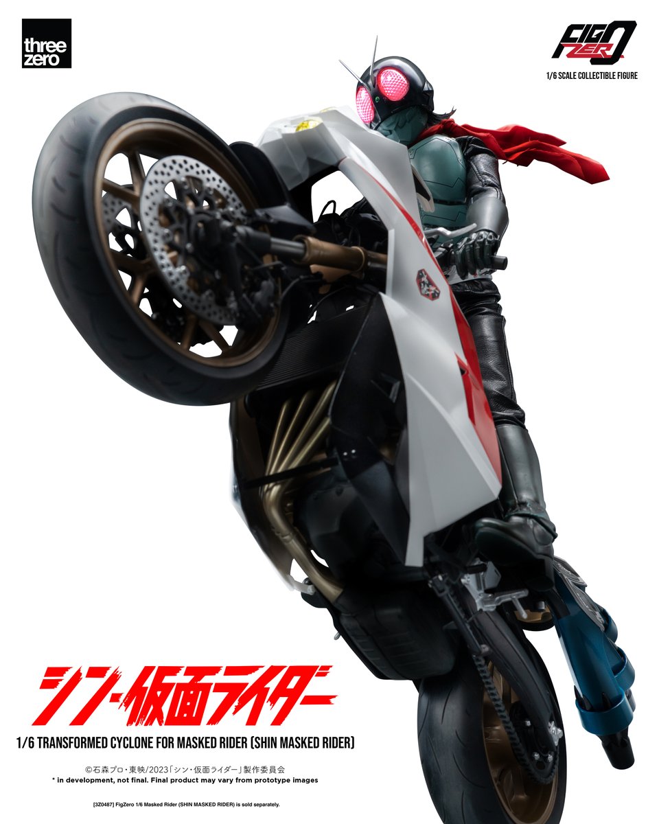 仮面ライダー バイク型フィギュア3体とサイクロン号ブリキ 仮面ライダー バイク型フィギュア3体とサイクロン号ブリキ