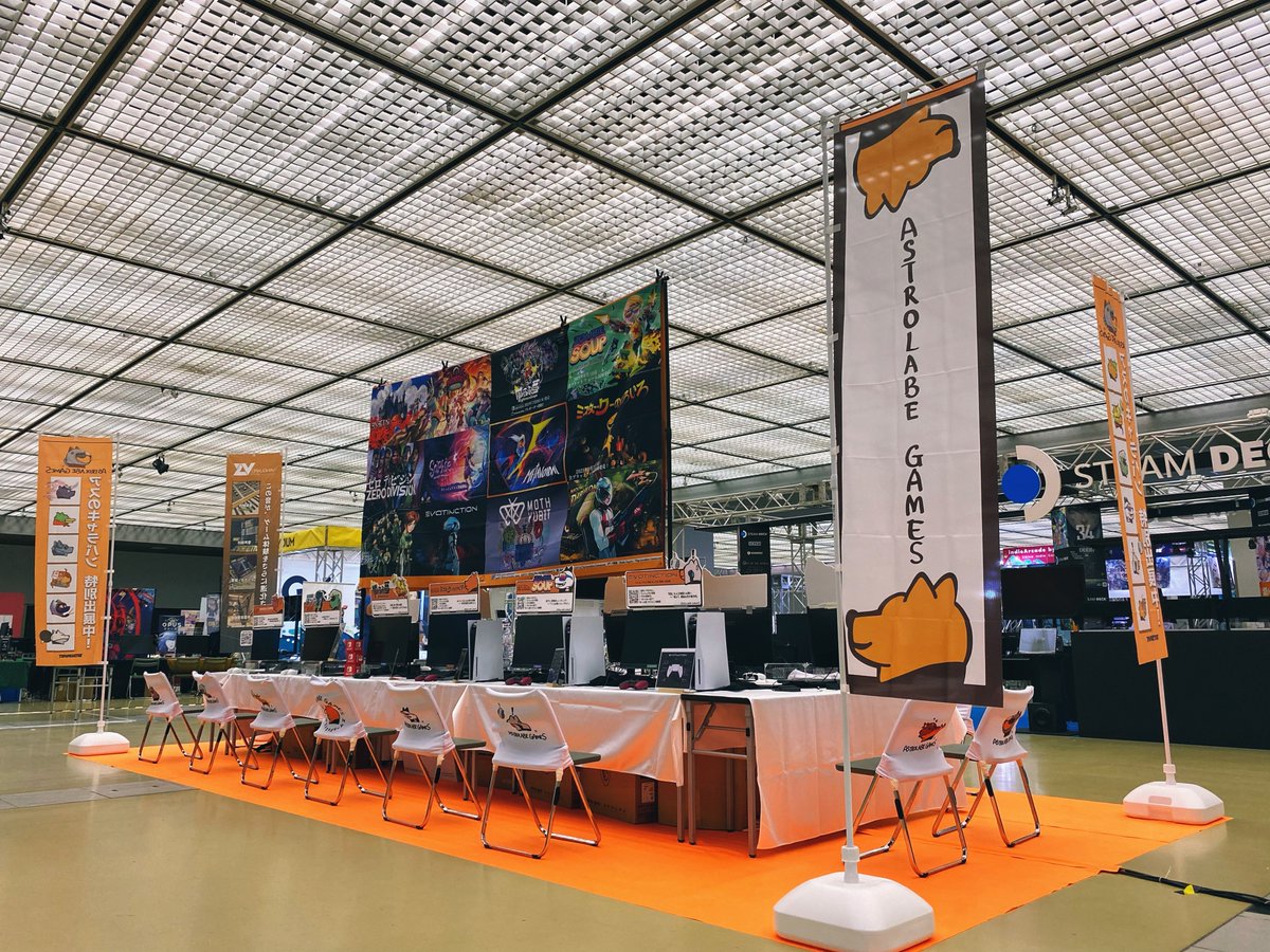 Astrolabe_Games's tweet photo. #BITSUMMIT Let's GO!!
6 NEW TITLES REVEALED!

Anatine: https://t.co/7IlVp40cah
Doomsday Paradise: https://t.co/RkhmIWMaw2
Gurei: https://t.co/YiFl5MiVH8
Metavoidal: https://t.co/qul7iQfg6B
Sophie: Starlight Whispers https://t.co/7i1Rz4vLl7
Zero Division https://t.co/hpYnEKMs5p

If you are visiting this year's Bit Summit, feel free to drop by and try some AWESOME GAMES!

#indiegame #gamedev #pcgaming #Steam