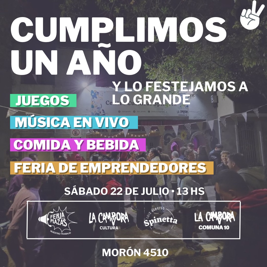cc_spinetta's tweet photo. NUESTRO PRIMER CUMPLEAÑOS 🎉🔥🥳 https://t.co/qRyw7JKSII