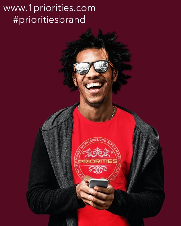 1Priorities's tweet photo. PRIORITIES 
Positive Clothing Brand 🤩 
https://t.co/1B2gS0sn5d   #prioritiesbrand  #BlackOwned #blackownedbusiness #postive https://t.co/MNhdu2jOtI