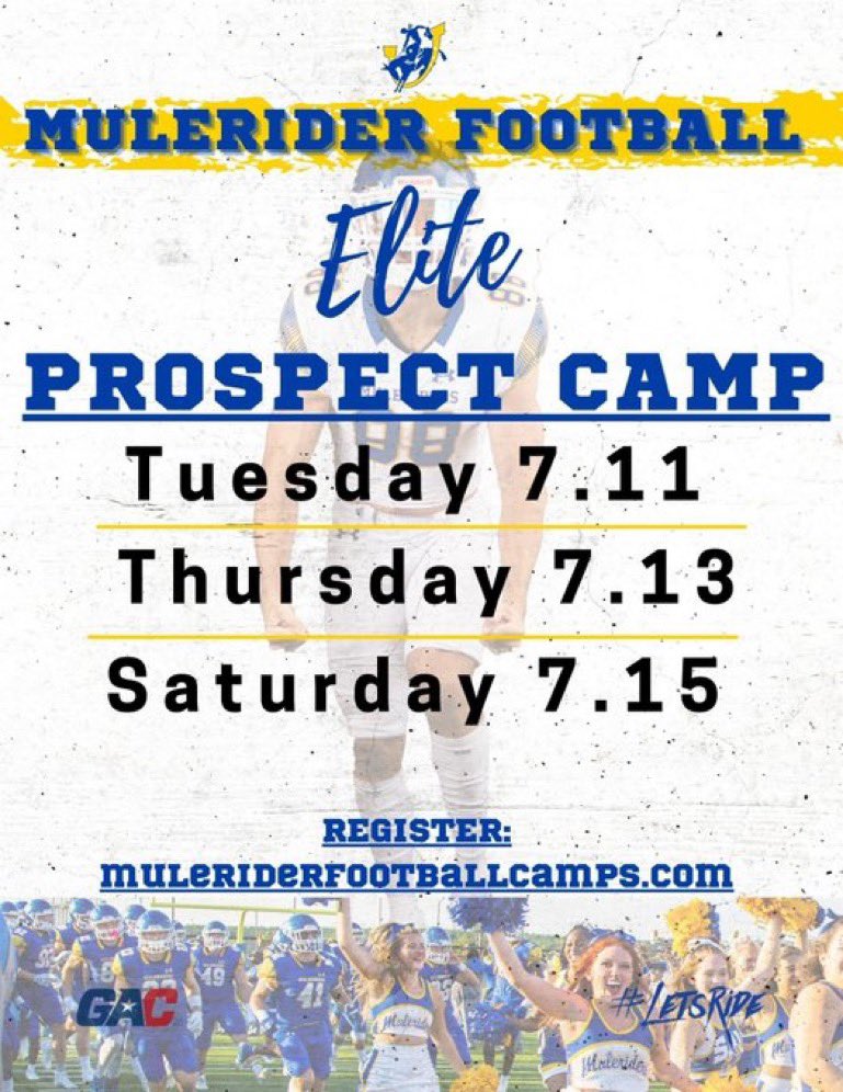 Can’t wait to be back on campus <a href="/SAUFootball/">Mulerider Football</a> this Saturday to show my talent. <a href="/coachrice_4/">Andrew Rice</a> <a href="/CoachSmith918/">Danny Smith</a> <a href="/Levya73/">Levy Adcock</a> @j9rock #RecruitRogers