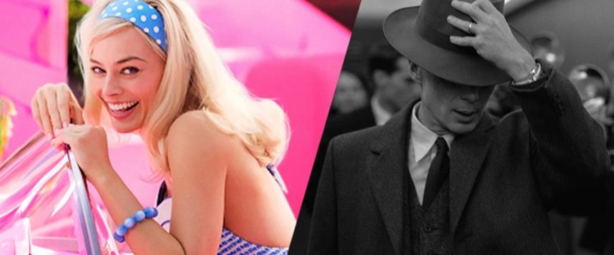 anchlibrary's tweet image. #Barbie   vs. #Oppenheimer ! Which one will reign supreme at the box office? Check out these reads to keep the Barbenheimer energy going at home bit.ly/APLBarbenheimer. 

Drop a 👠 or a 💥to tell us which you're most excited to see or read about. 
#907LibraryLove #Barbenheimer