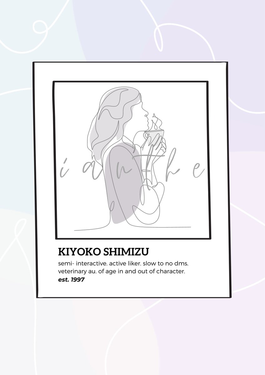 ㅤ

                 きよこ しみず         #hqrp
                 kiyoko   ianthe   shimizu.ᐟ
                    rentry.co/istjshimizu
                
ㅤㅤ