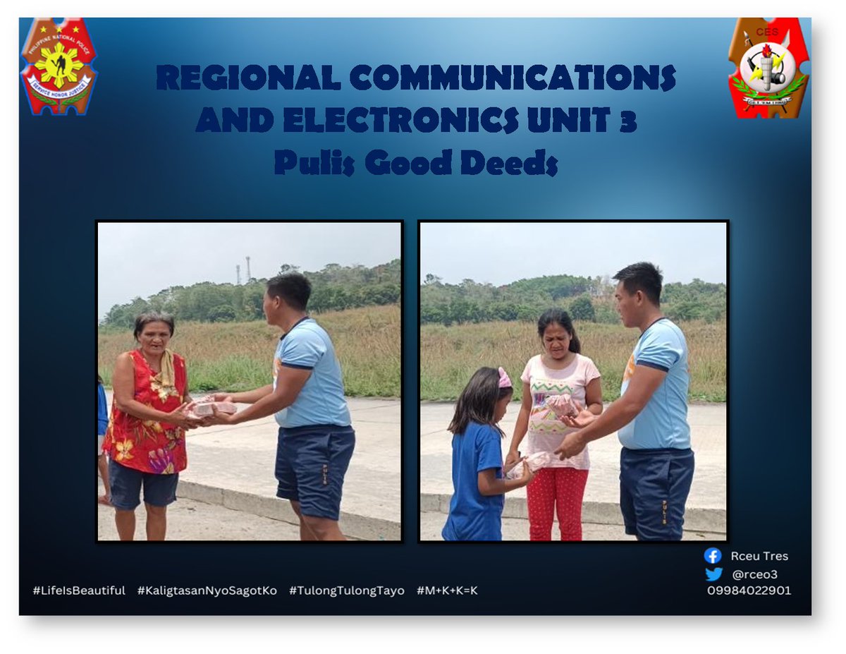 rceo3's tweet photo. Pat Romeo B Saddul, a member of RCEU3 gave a pack of hygiene essentials to the residents of  Barangay Nabuclod, Floridablanca, Pampanga.

#SerbisyongNagkakaisa
#ToServeandProtect
#PulisGoodDeeds https://t.co/DFVYdhjJf5