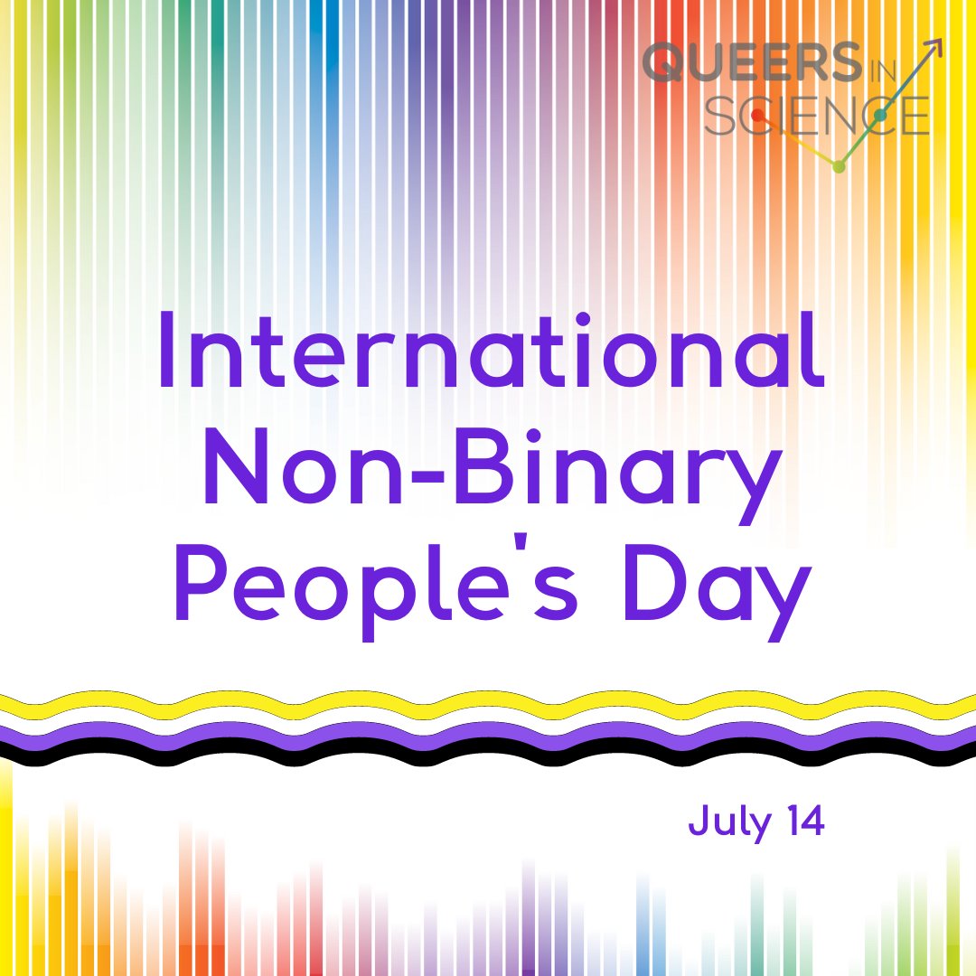 It's International Non-Binary People's Day today!  🟡⚪️🟣⚫️

Thread below about non-binary identities, cisnormativity, and binaries in STEMM, with a challenge for you, day-to-day reflections, and actions in your institute, meeting and research!  

🧵1/7