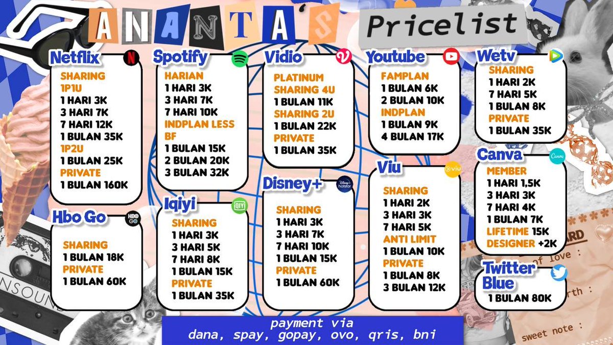 circusiy's tweet photo. @todayis_marklee 🍿 NETFLIX 🍿
 Sharing 🪄 
1P1U
1 hari 3k
3 hari 7k
7 hari 12k
1 bulan 35k
1P2U
1 bulan 25k
Private 🪄
1 bulan 160k

🗯 all e-wallet, qris, bni
⭐ trusted, full garansi, fast process
☎️ fastresp: https://t.co/3Lo19KGf6j https://t.co/iFNrIphtdz