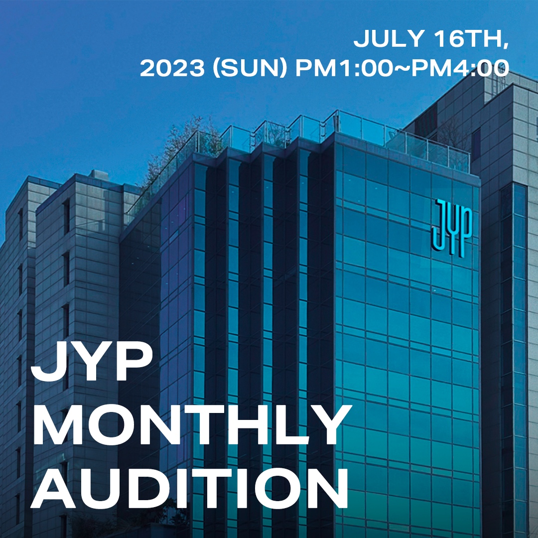 JYP신인개발팀 on Twitter " The schedule for the Second JYP Monthly Audition