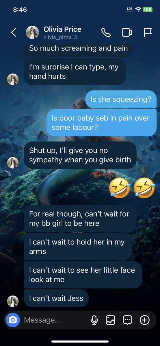 Jess_Luck_'s tweet photo. 9 hours of labour and counting, I swear I don’t think I want to do it. At least @Sebtheman14 is excited to meet his little girl https://t.co/QGI2Nc4puu
