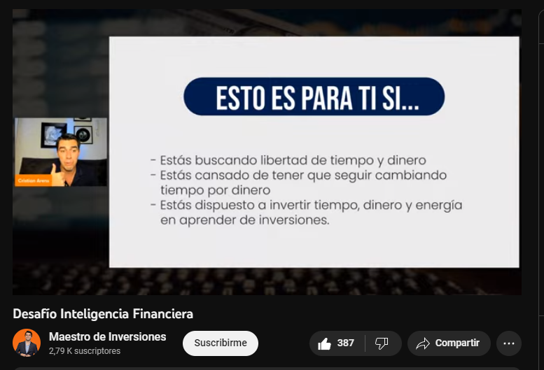 SHfiestas's tweet photo. Y empezó!! el "Desafío Inteligencia Financiera" . Gracias a @ArensCristian @invertirjoven  por estos espacios y a la expectativa en conocer los 5 pasos para lograr inversiones rentables y seguras en 90 días. ✨ 
https://t.co/0CxCJG5c7h https://t.co/u55GQYYp0D