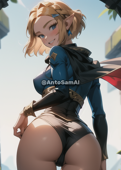 AntoSamAI's tweet photo. Zelda #AIgirl https://t.co/1lH88HZElp