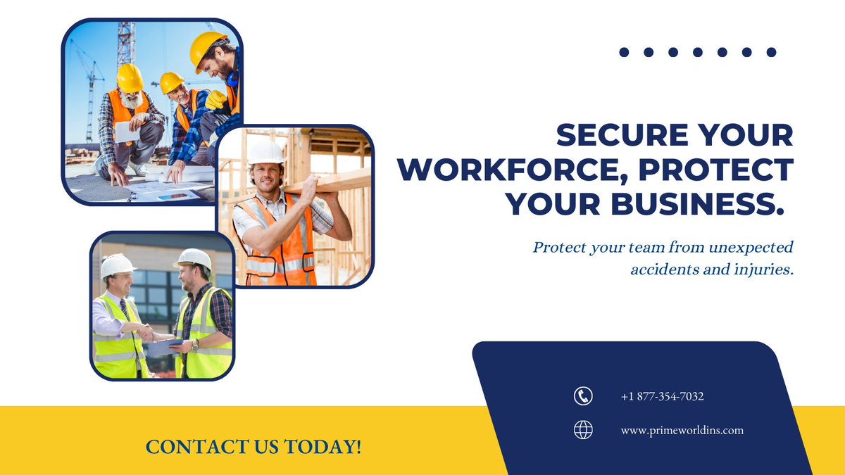 PrimeWorldIns's tweet image. When it comes to workers' compensation for contractors, PrimeWorld Insurance is the name you can trust. Our experienced team understands the unique needs of your industry, which keep your employees protected and your business thriving.

#ContractorsInsurance #SecureYourSuccess