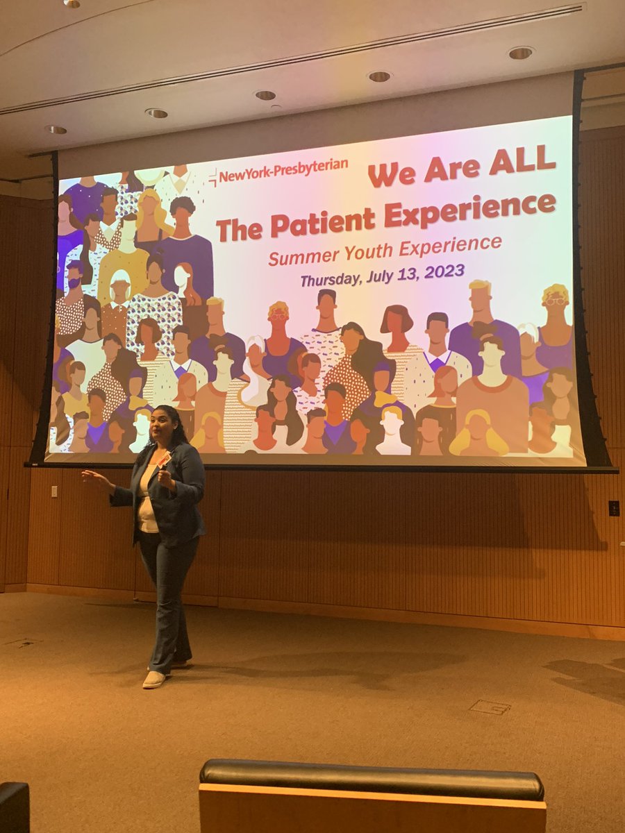 BFAW presenting to the NYP Summer Youth Experience team about the importance of patient/human experience in healthcare! Thank you for sharing your knowledge with the youth #nextgen🥇<a href="/MariaV_NYP/">Maria V. Colon-Batista</a> <a href="/nietoan/">Andres Nieto</a>