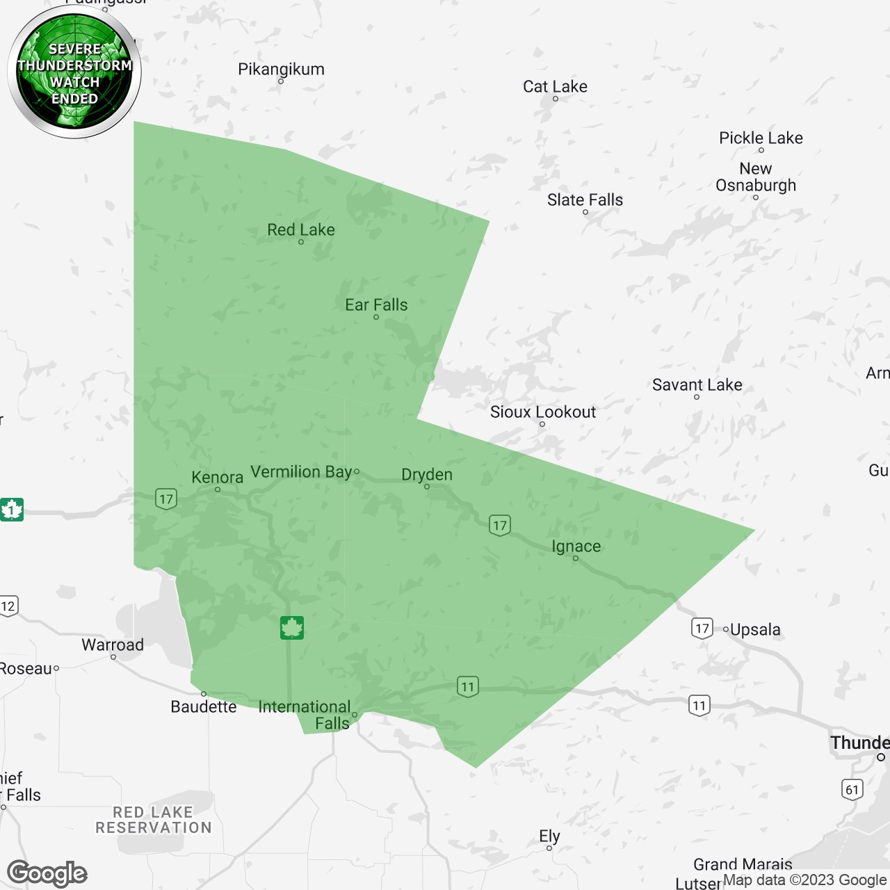 Instant Weather Ontario on Twitter "onstorm 922p SEVERE THUNDERSTORM