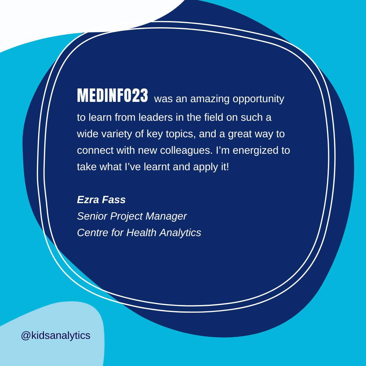 #MEDINFO23 #CentreForHealthAnalytics <a href="/TheInstituteDH/">Australasian Institute of Digital Health (AIDH)</a>