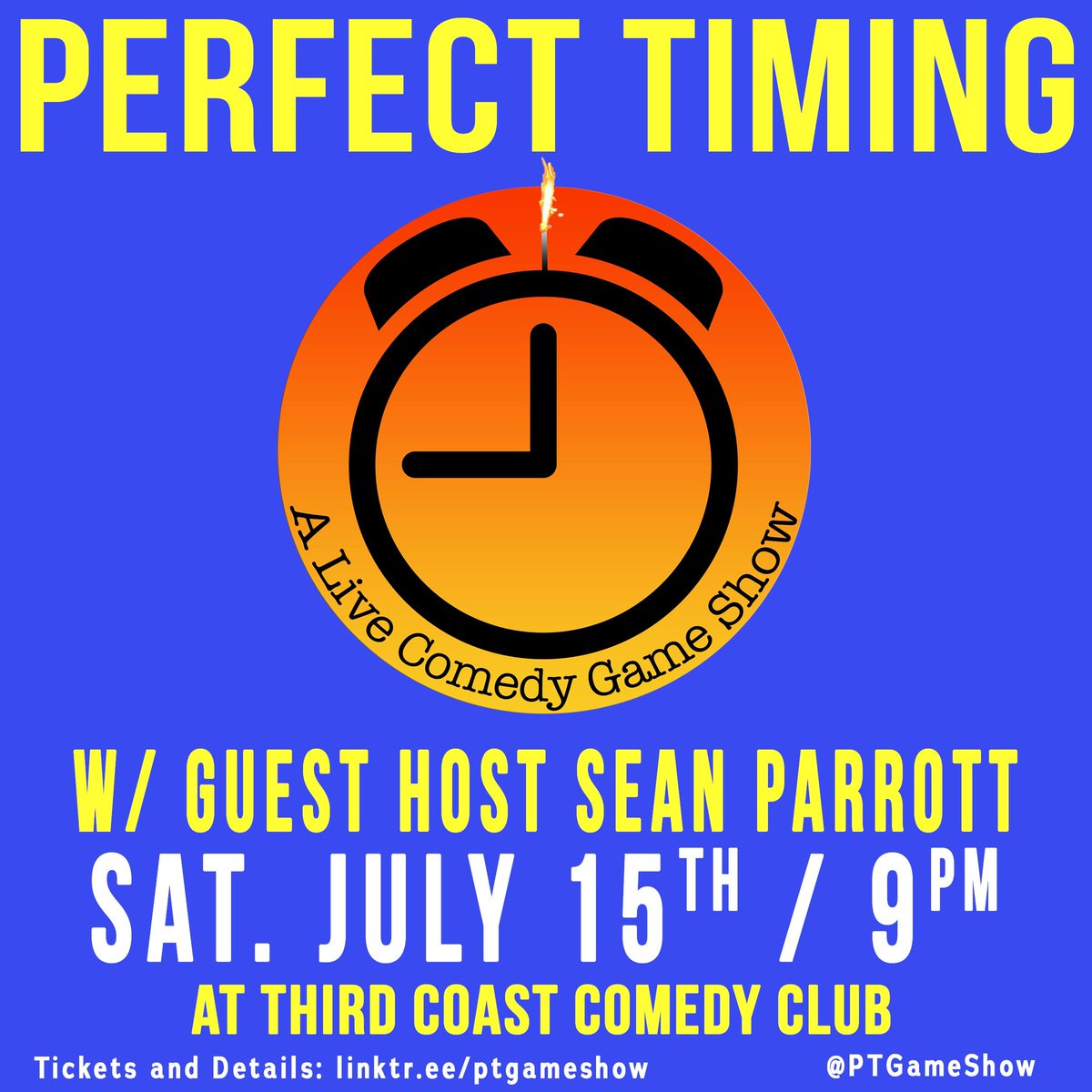 Perfect Timing: A Live Comedy Game Show tweet media