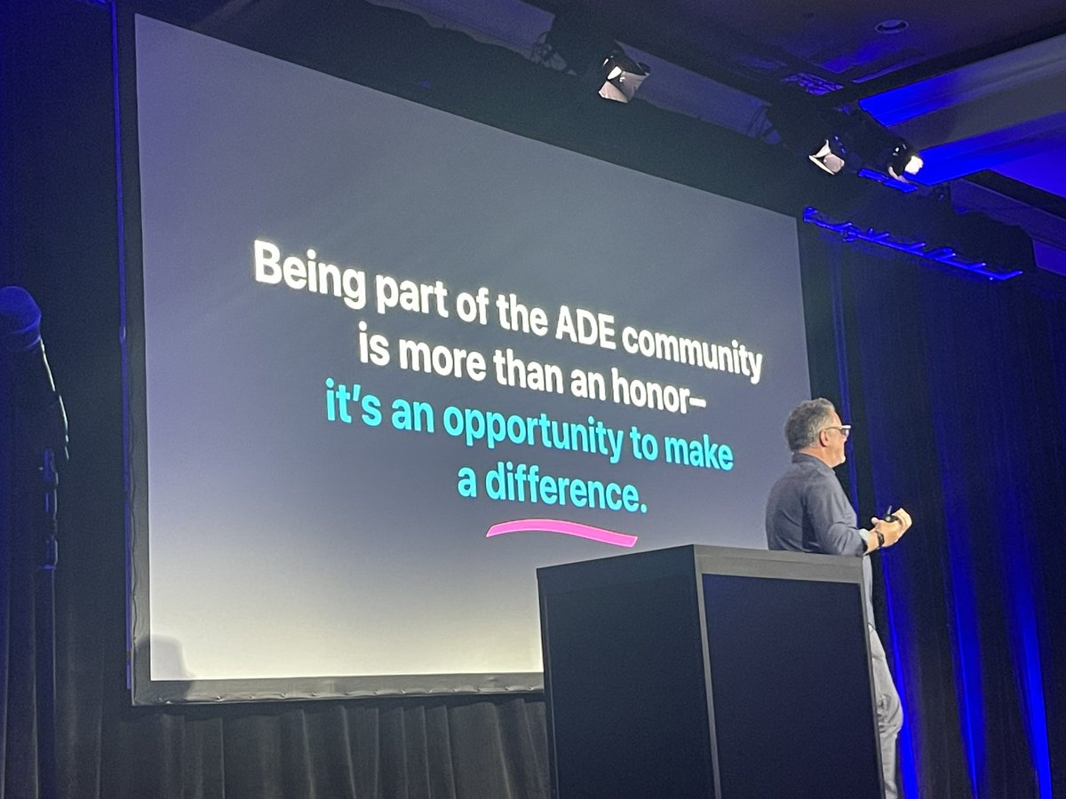 So excited to be a part of this amazing  community! #ade2023