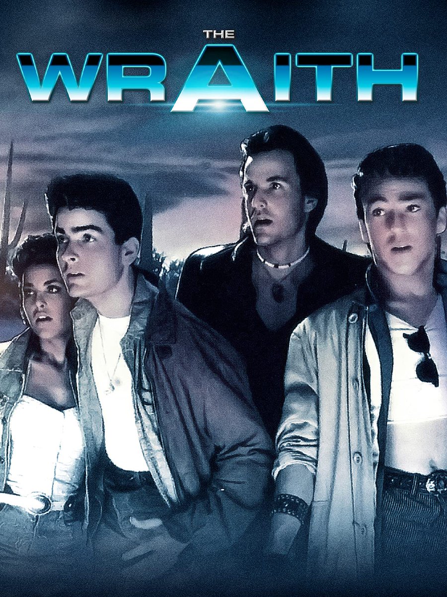 Just a reminder that tomorrow's #FridayNightFlix will be THE WRAITH (1986), starring Charlie Sheen, Sherilyn Fenn, Randy Quaid, Nick Cassavetes, and Clint Howard.  We start at 10 pm et and the film can be found on Prime and Tubi!  