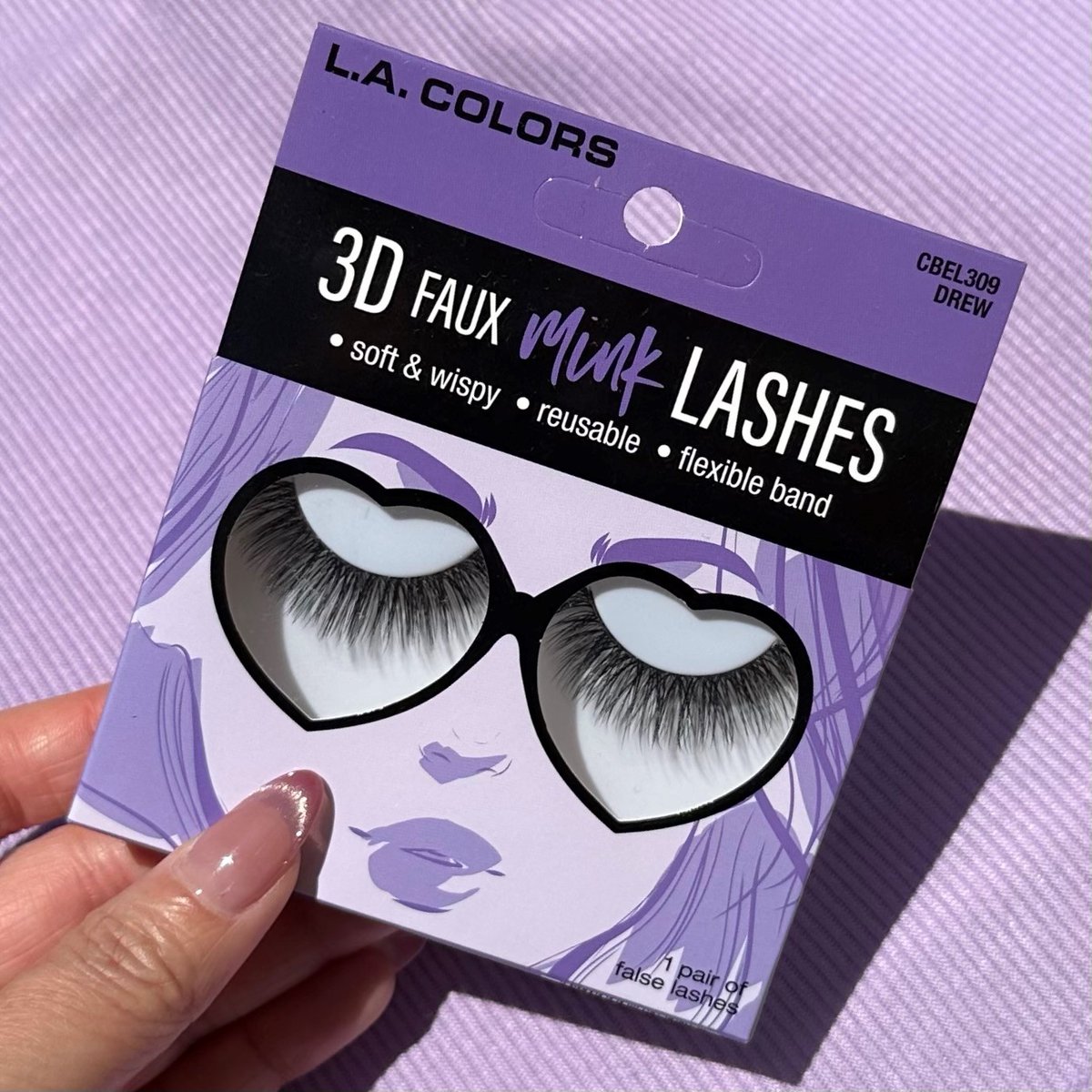 Looking for lashes that are both flirty and comfortable? 💜 Look no further! 👀 our 3D Faux Mink Lashes are the perfect blend of soft, wispy and reusability!

Available at select @walmart stores 💜

#lacolorscosmetics #lacolors #walmart #walmartfinds