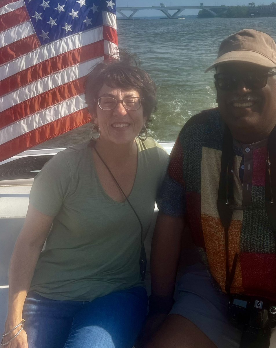 What an adventure riding out on the Potomac this evening from National Harbor to learn about water quality monitoring &amp; vital environmental protection being done by Riverkeeper Dean Naujoks &amp; his crew. Great thanks to Betsy Nicholas for the invitation. #CleanWater #Stewardship