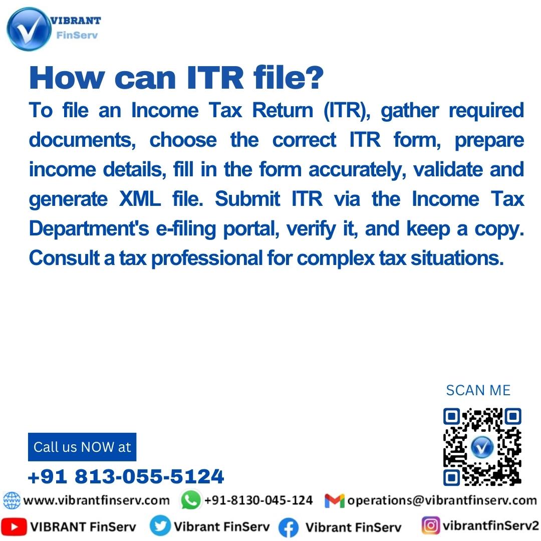 VibrantFinserv's tweet image. #FileITR #TaxFilingSteps #ConsultTaxProfessional