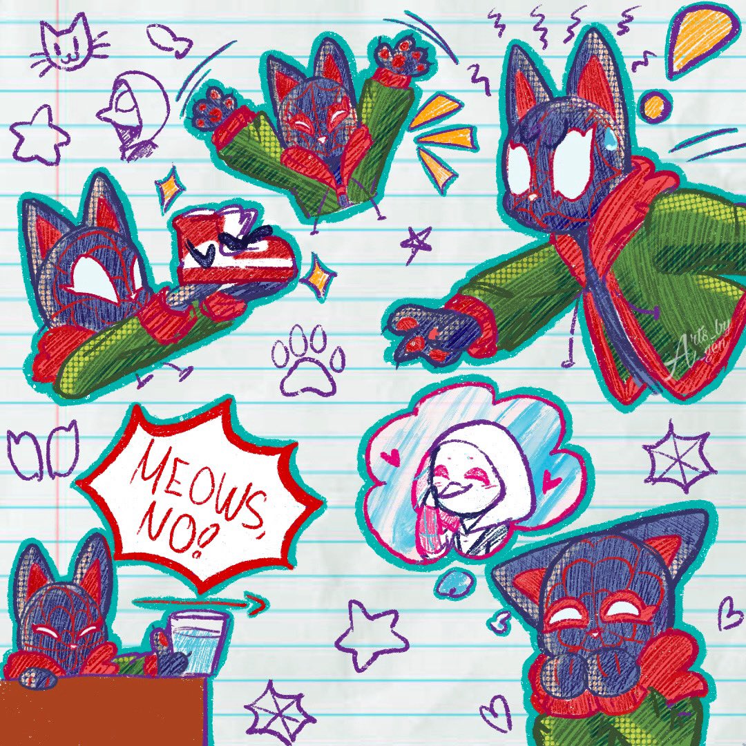 Meows Morales 🐾

#SpiderVerse 
#MeowsMorales 
#AcrossTheSpiderverse