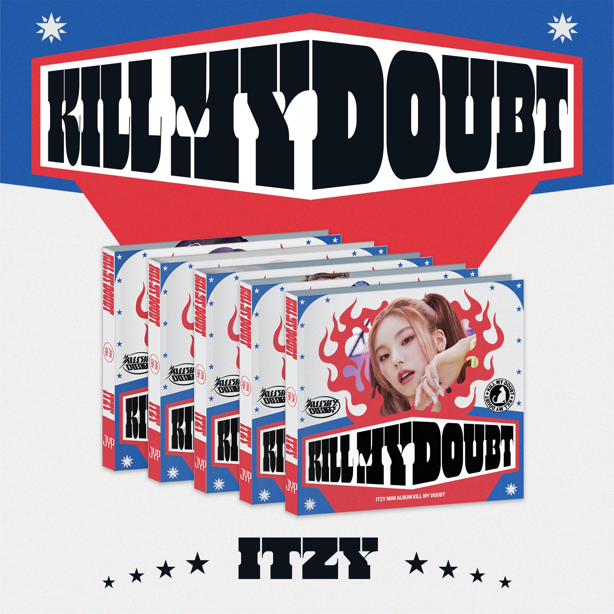 【新品未開封】itzy  アルバム KILLMYDOUBT　メンバーサイン入り