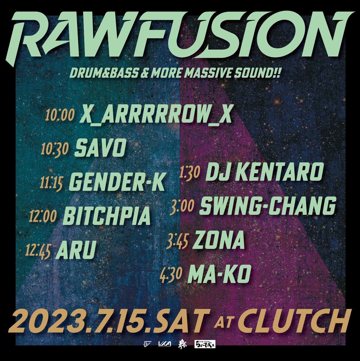 DJKENTARO's tweet photo. タイムテーブル @RAWFUSIONJP ‼️🔥🏝️🛫 https://t.co/qFwCV2bBbx