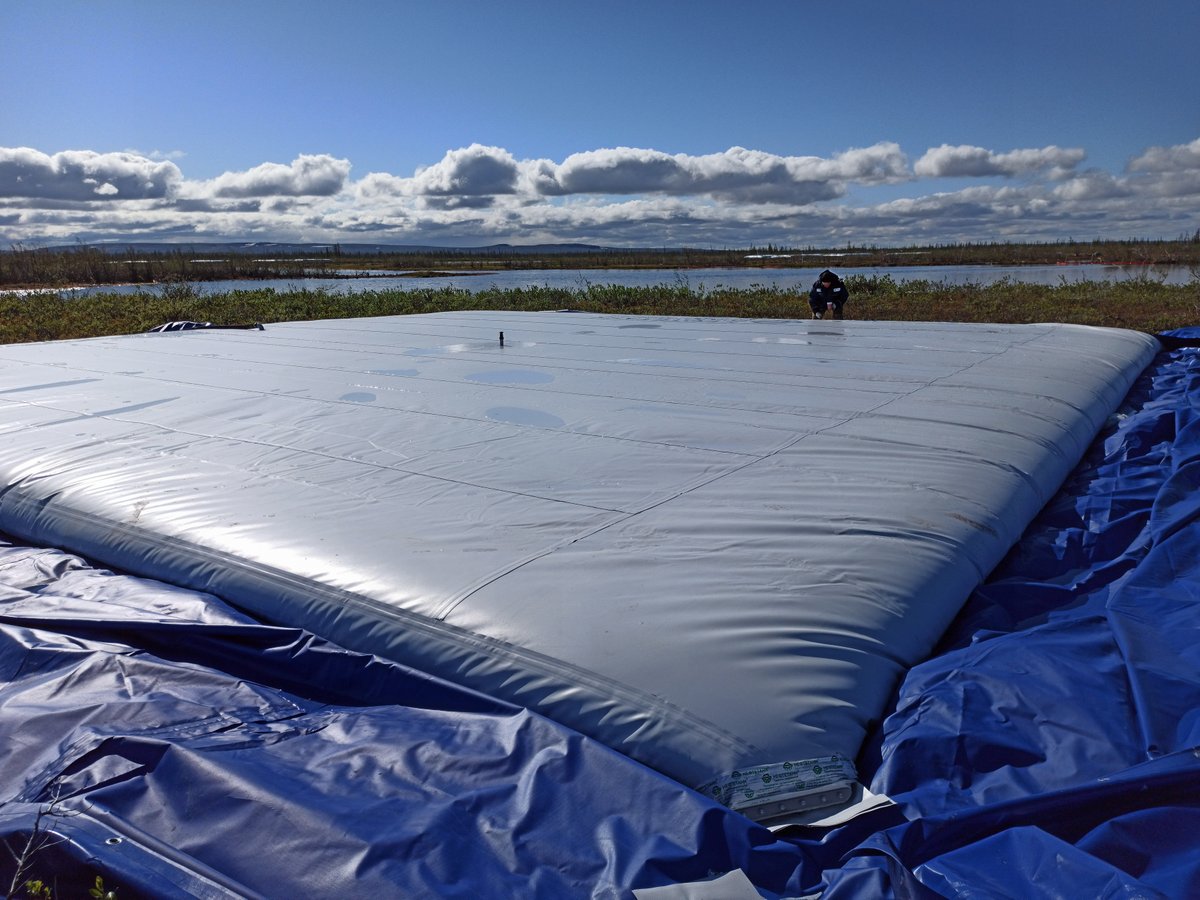 Rootank1's tweet image. Since our pillow tanks can be easily reused, they are perfect for temporary projects. Just empty the tank, pack it up, and let nature take hold again.

#bladdertank #pillowtank #rootank #fueltank #Fuelstoragesystem #dieseltank  #agriculture #farmer #diesel  #petroleum #water