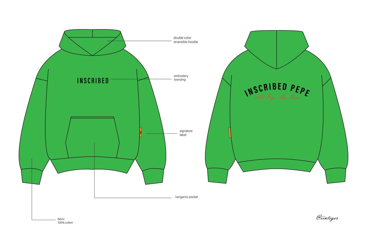 iintegerr's tweet image. Various colors to choose from. What’s your favorite? 

Cc @InscribedPepe @bjv511 @WaveZ66 @Its_Vman @0wl_btc