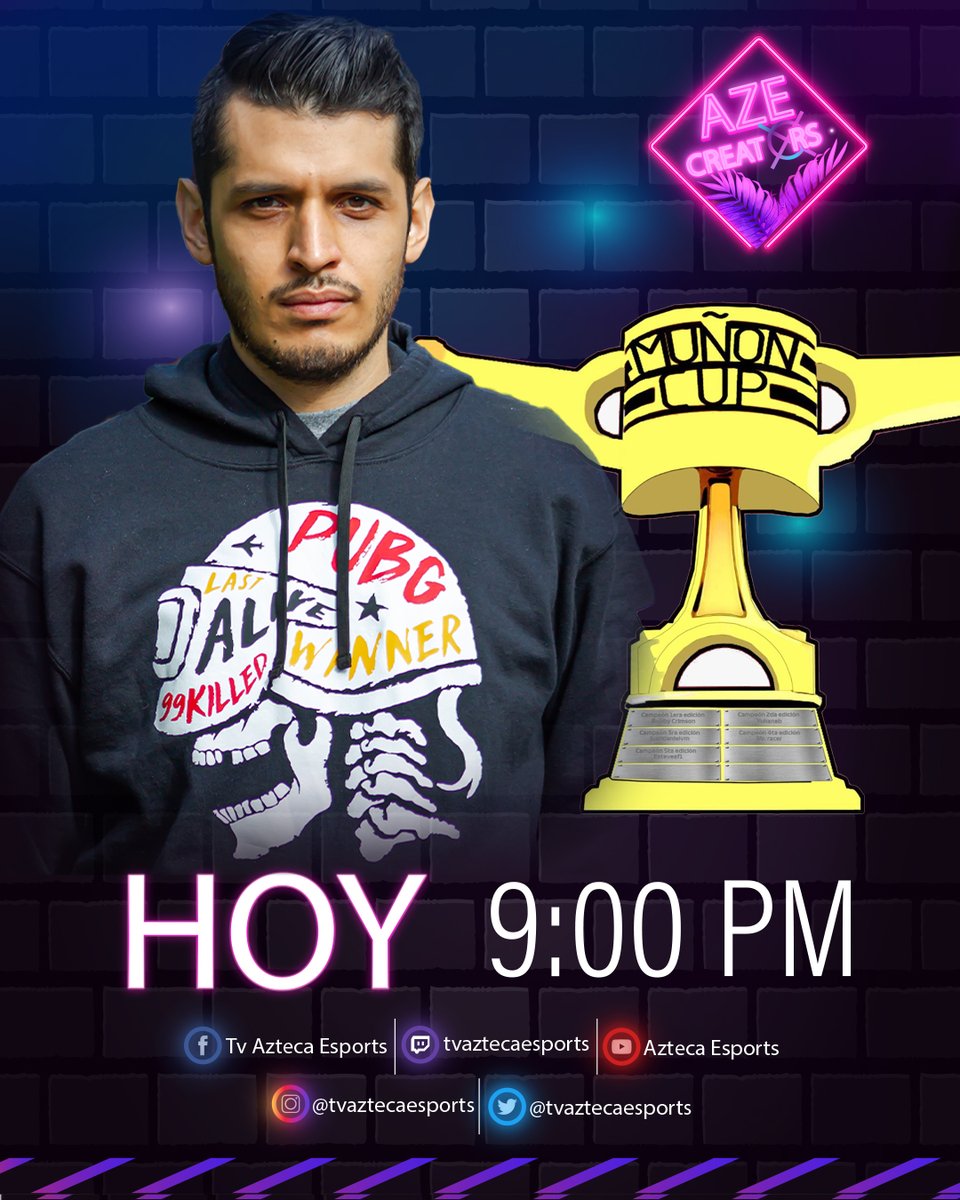 TVAztecaEsports's tweet photo. 🔥Hoy tenemos #AzeCreator especial🏆
La Copa Muñon de Fórmula 1 con invitados de lujo🤩
@Jaguar70mx en #AztecaEsports🔥 https://t.co/T4KZCDxN5B