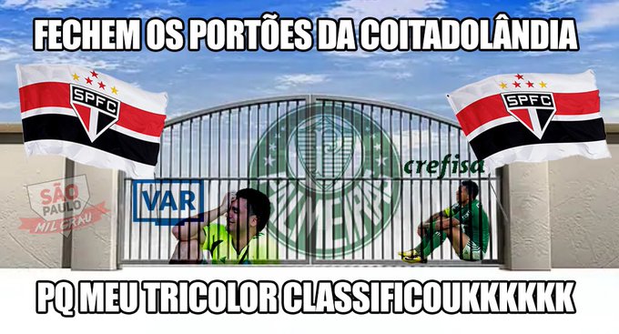 São Paulo provoca Palmeiras nas redes sociais: “Virou passeio”