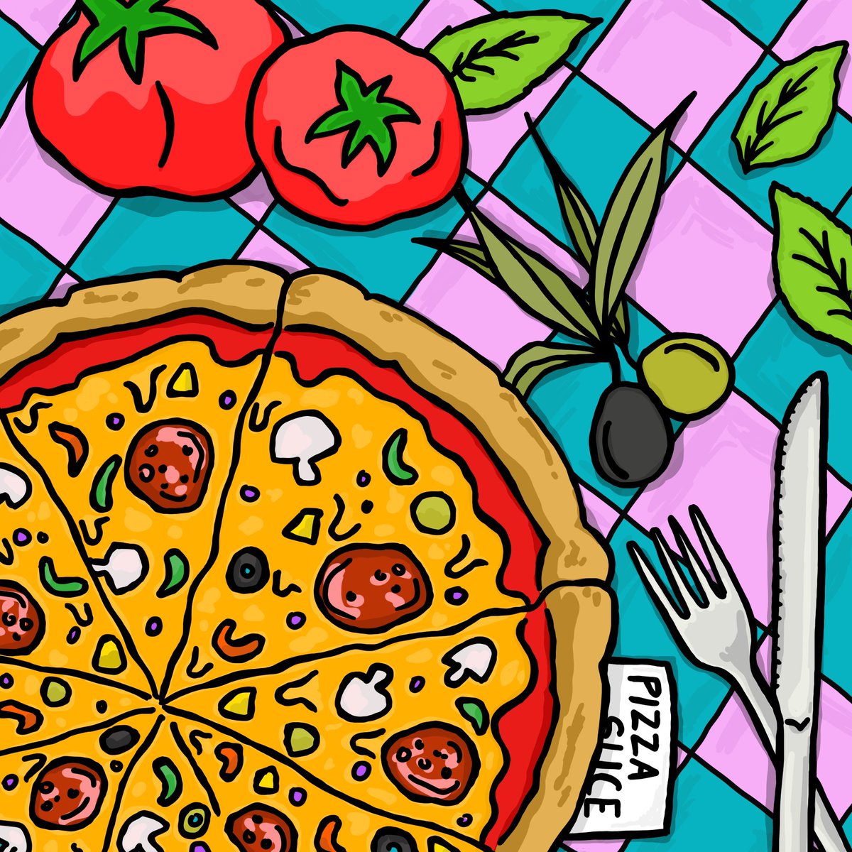 GM &amp; WELCOME TO  PIZZASLICERIA!🍕🔥

Pizzeria where I bake with passion and love to make our days a little nicer!💜

For a symbolic price of $1,
I hope to see them in the wallets of all my pizza frens!🥰

Dropping in <10hrs: neftyblocks.com/collection/piz…

Bon Appétit!🍕

#pizza #WAXNFT