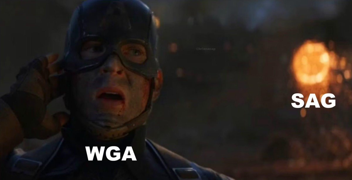 ErikTheAnimal's tweet image. “On your left . . . “
#wga #sagaftra #doublestrike #onyourleft #solidarity