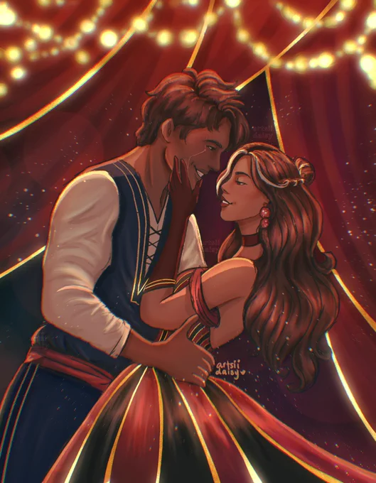Caraval (artsiidaisy's version)   starting with scarlett & julian! turning this into a fun little series where i make alternative covers of books ive read 