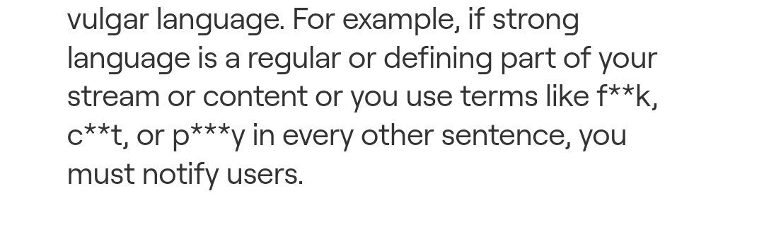 Polomancer's tweet photo. Thank you for censoring the bad words in your guide about what words are considered bad https://t.co/e7nFqgV3UF