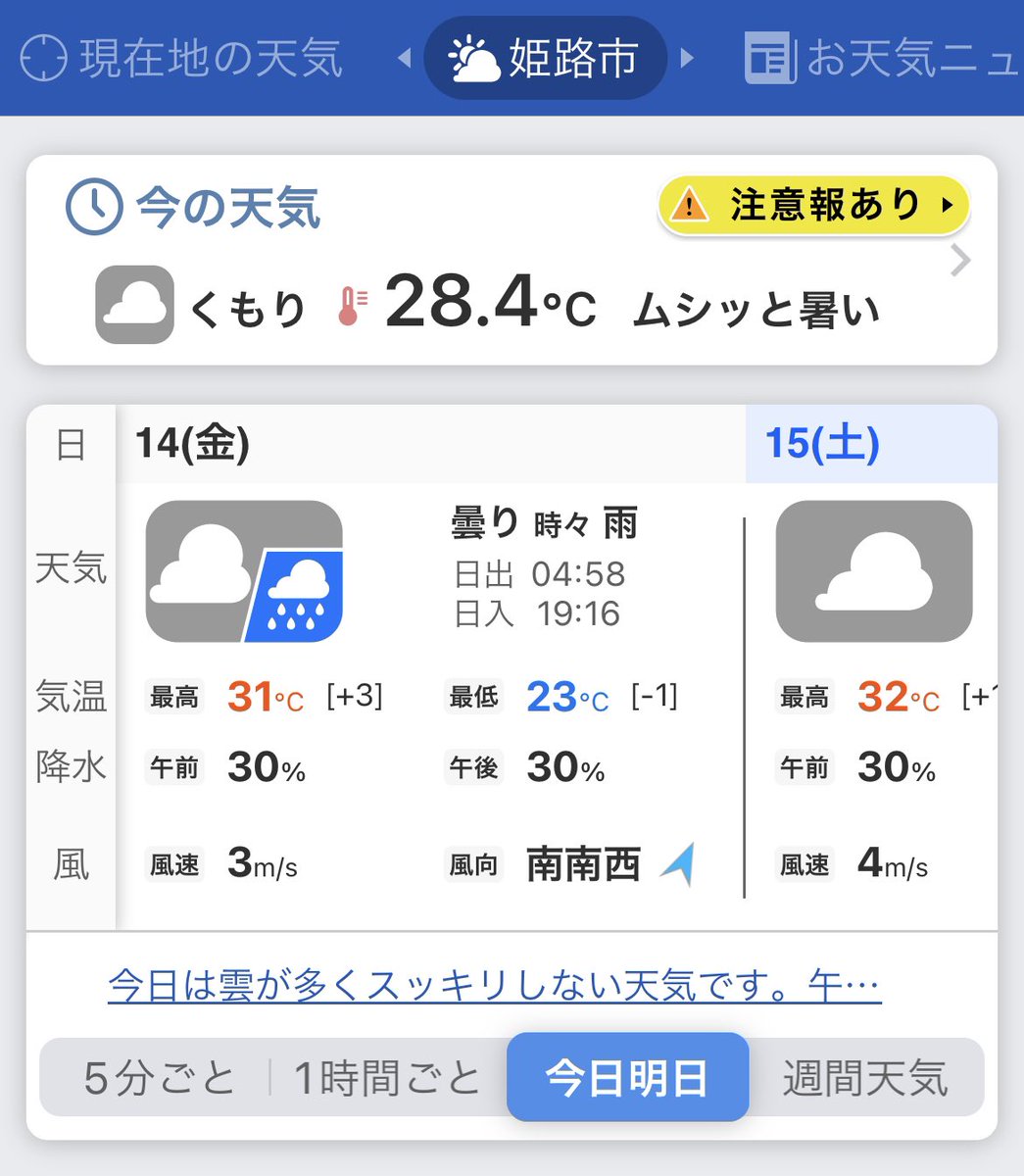 nanbakogyo's tweet photo. おはようございます！
くもりの #姫路市 ですが、ムシッと暑いです！最高気温は31℃まで上がるみたいです。週末がやってきましたね！今日も1日頑張って乗り切りましょう🫡
#難波工業 #保温工事 #姫路市  #新卒採用 #中途採用 #企業公式が地元の天気を言い合う  #24卒 #25卒 #オンラインショップ https://t.co/jkU1HaHmZY
