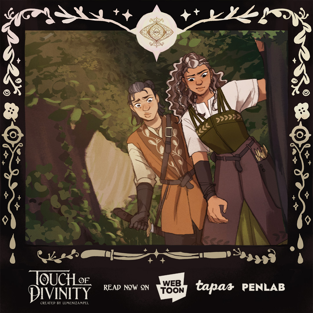 lumenizampel's tweet photo. β Touch of Divinity UPDATE! β¨
Read Episode 3, Part 1 on:
Webtoon: https://t.co/OWqKPymM4O
Tapas: https://t.co/TCxDSeP9Nv
#TouchofDivinity #webcomics https://t.co/iCuX1HHd4W