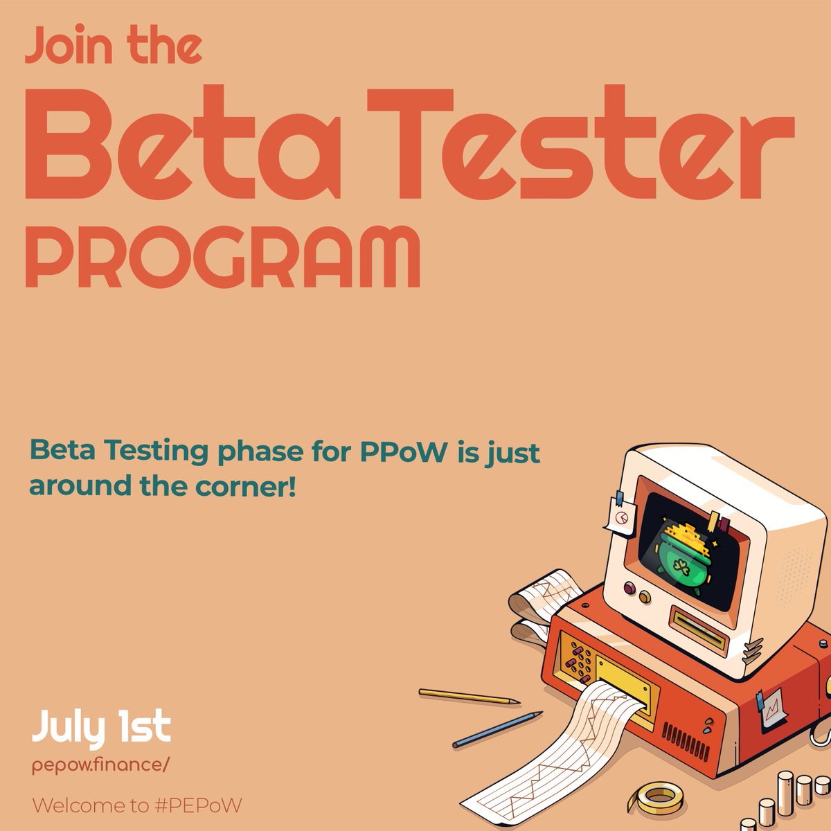 hey, community! Stay TUNED, Beta Tester Program is just around the corner! We will announce the sign up instructions right away! Dont loose it, limited slots available! join TG group - t.me/PEPOWOfficial #PEPoW #BetaTester #minningRevolution #PPW #PEP #PEPoWCommunity
