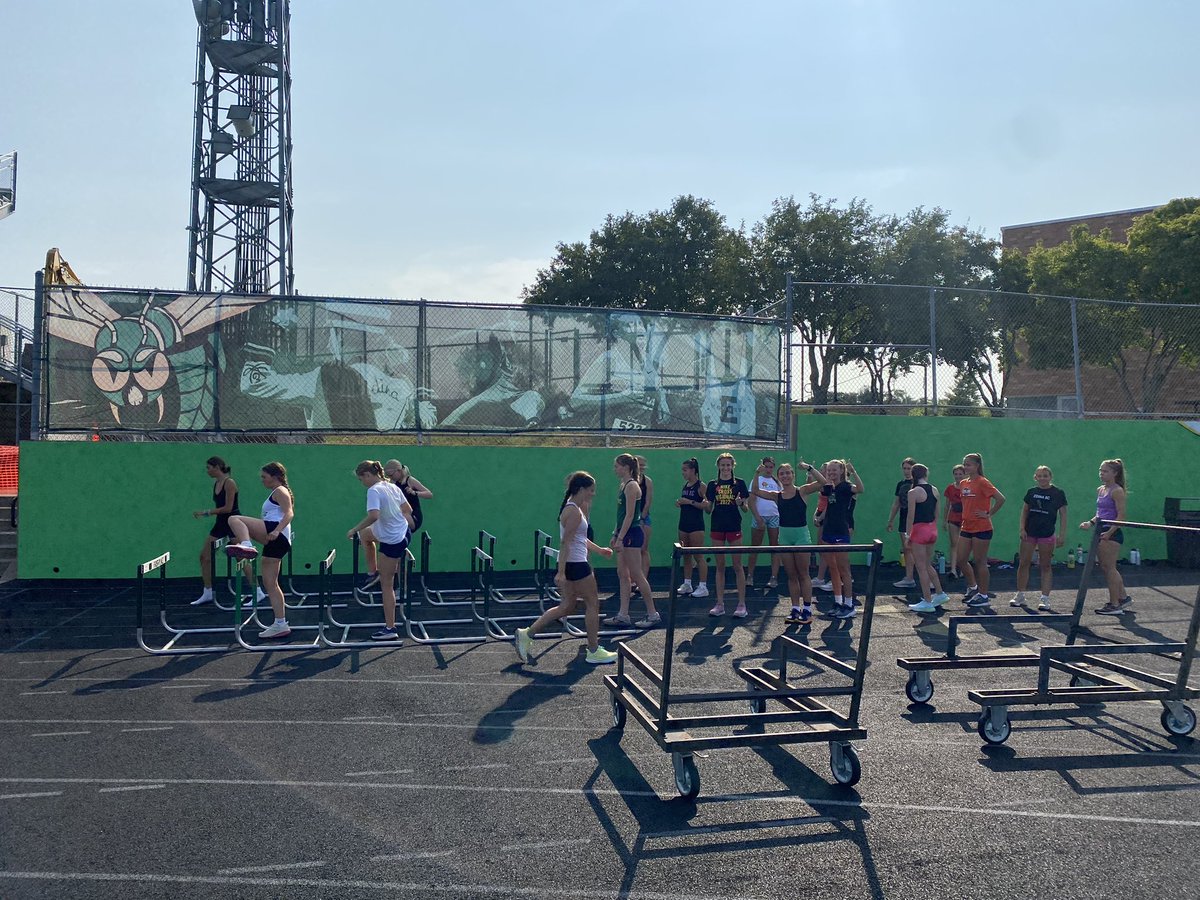 Summer Runnin’. Hurdle prep. Weight liftin’. 🛷🛷🛷