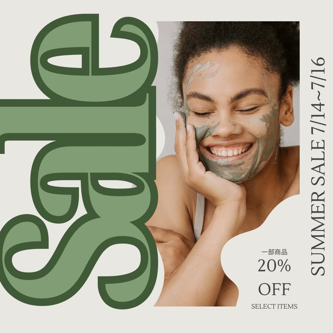 EdoBeautyLab's tweet photo. 本日より期間限定7/16(日)まで 一部商品20％OFFのセールを開催しております♪

Don’t miss our 3 day weekend sale! Take 20% off selected items from July 14 until July 16. 

https://t.co/BBrWVc14Tv https://t.co/aHl9AGLdey