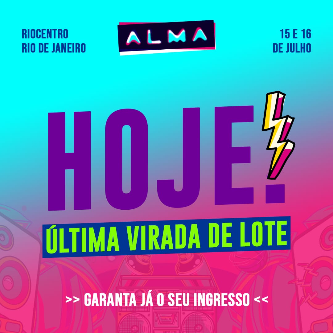 RioPromove's tweet photo. ☀️ *ALMA FESTIVAL
🗓️ *DIA 15 e 16/07* 
🈴 *RIOCENTRO
⏳ *𝐕𝐈𝐑𝐀𝐃𝐀 DO LOTE HOJE 

◼️ *Atrações*
*RACIONAIS MCS*
• *L7nnon • Matuê &amp; Teto &amp; Wiu • Djonga • Papatinho &amp; Seu Jorge • Ryan SP • Cone Crew Diretoria • 

🎟️ *COMPRE AQUI
https://t.co/YF2P4graDt https://t.co/QoJsYsRkbW
