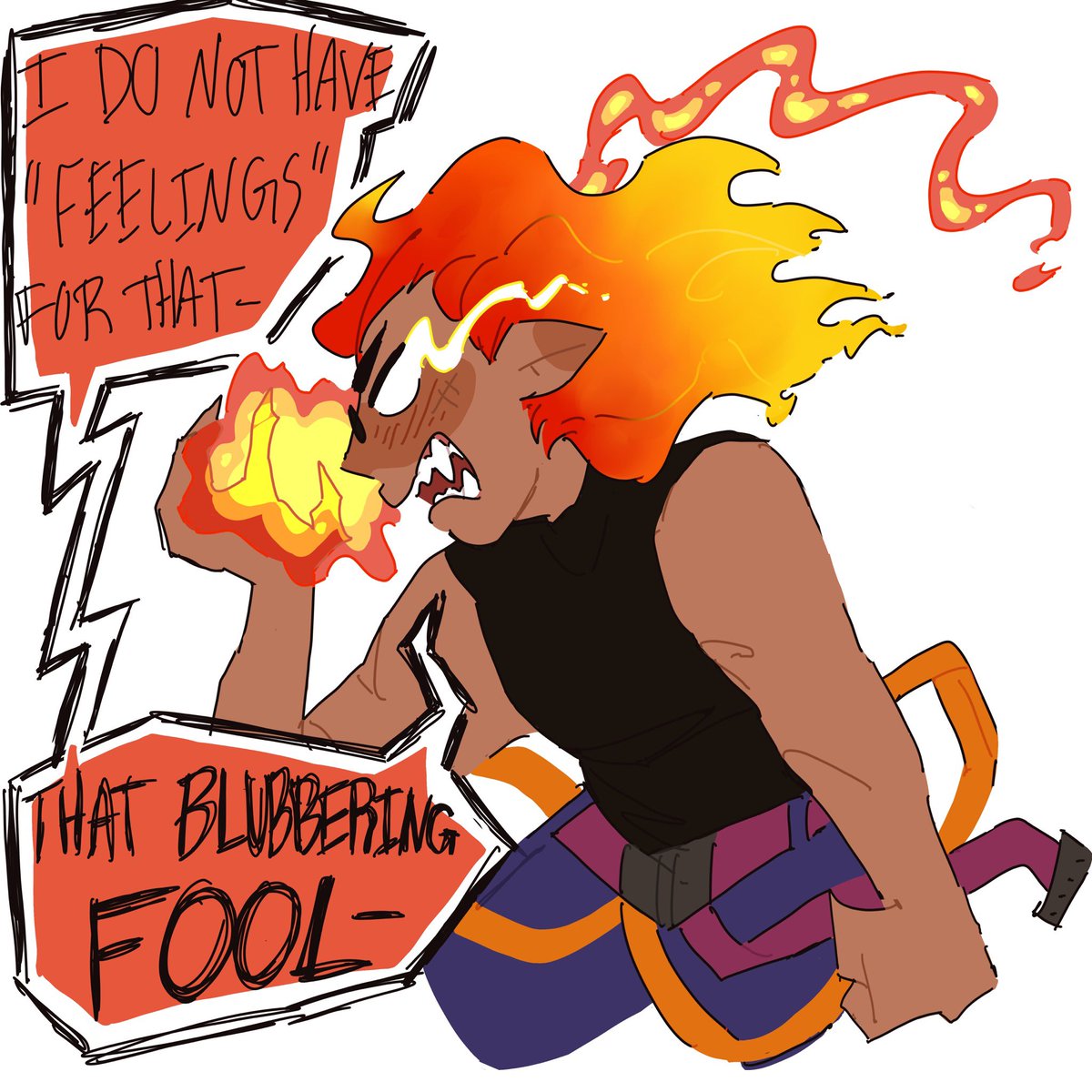 Lies so hard his pants LITERALLY catch on fire. 
(1/3)
#spicynoodles #LEGOMonkieKid #redson #LMKfanart #spicynoodlesshipping