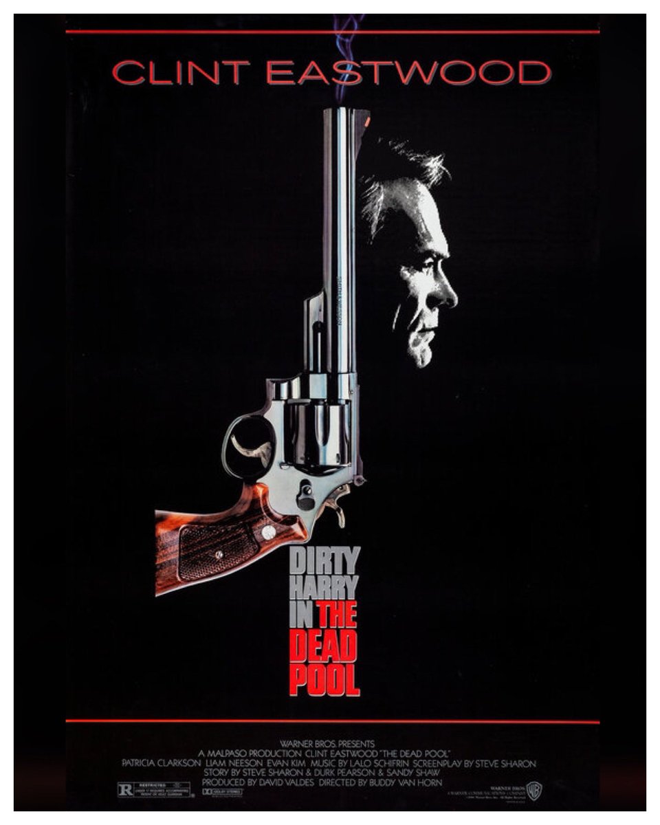 WreckLeaguePod's tweet photo. 35 Years #TheDeadPool Starring: #ClintEastwood #PatriciaClarkson #LiamNeeson #EvanCKim #DavidHunt #MichaelCurrie #MichaelGoodwin #JimCarrey Directed By: #BuddyVanHorn #DirtyHarry
#WreckLeaguePodcast https://t.co/YlnyBsmab0